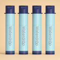 Portable water filter straws